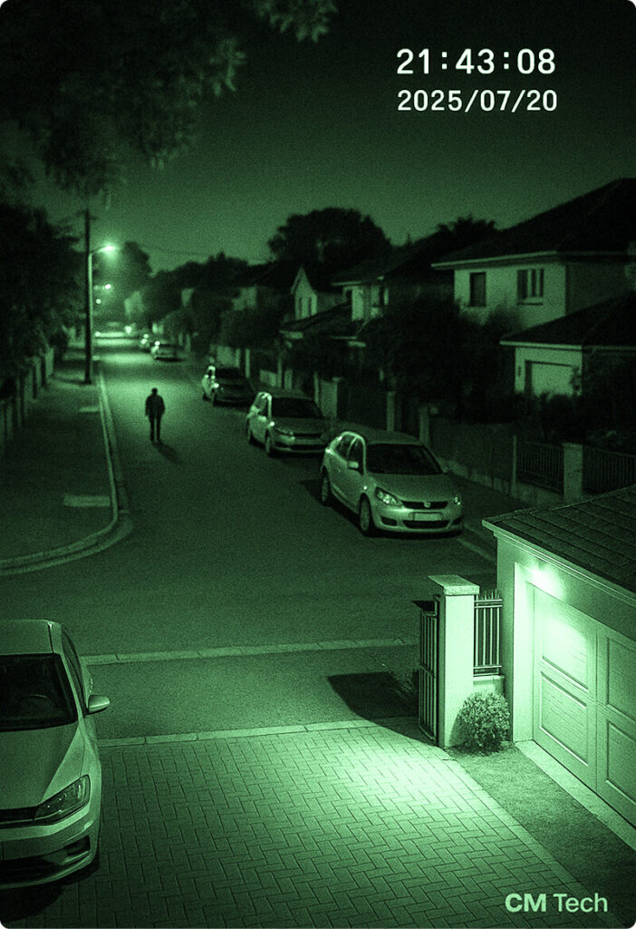 Homeowner monitoring security cameras via app – CCTV Installation Cape Town