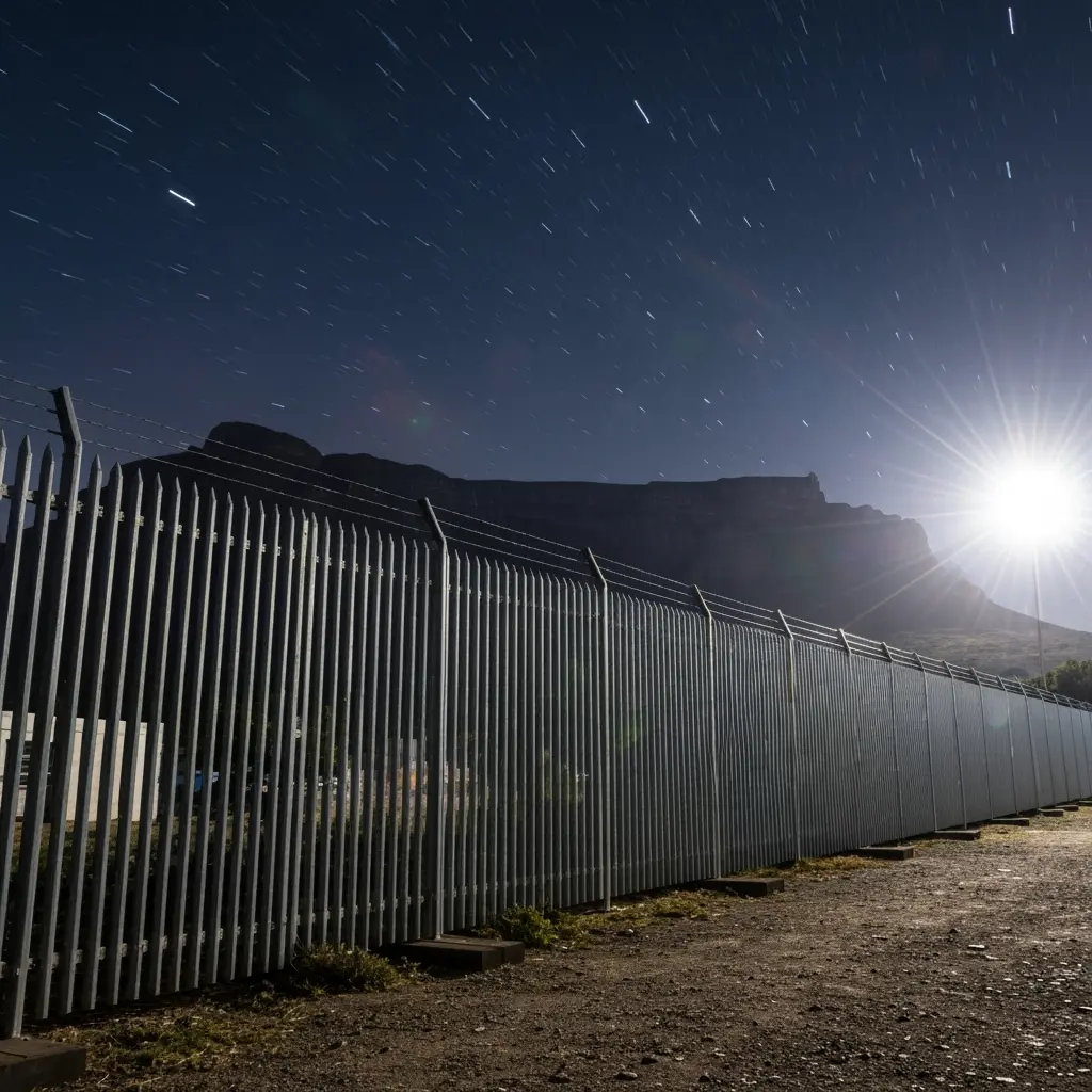 Professional fencing installer Cape Town repairing residential fence panels.
